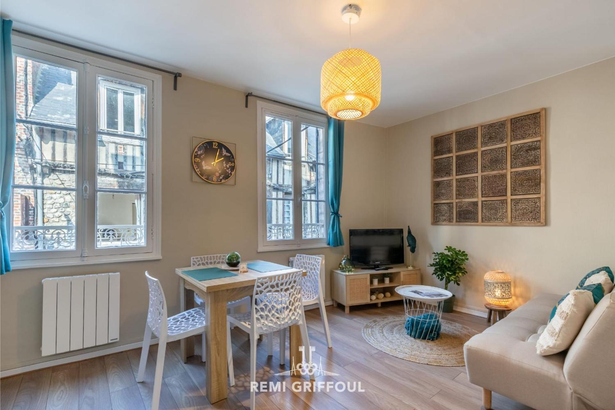 Emeraude Cozy Nest 3 Heart Of Historic District 2 Guests Honfleur Eksteriør billede