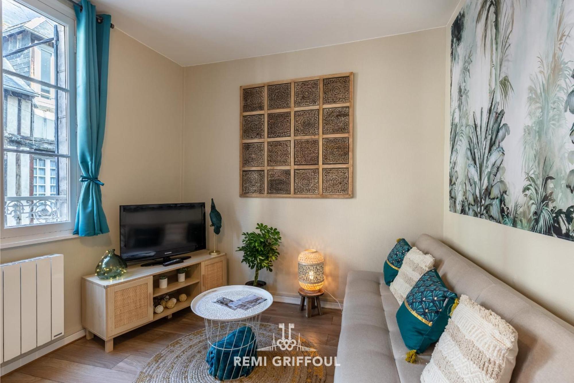 Emeraude Cozy Nest 3 Heart Of Historic District 2 Guests Honfleur Eksteriør billede